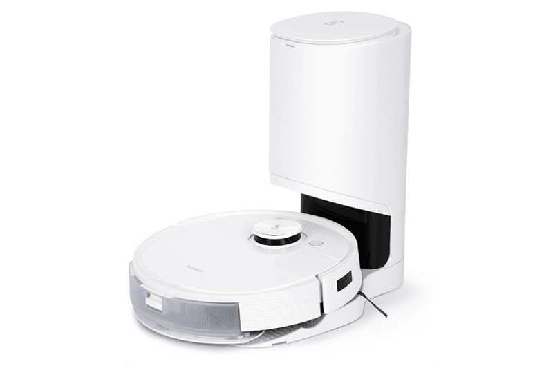 Ecovacs Deebot T9 steht an der Absaugstation